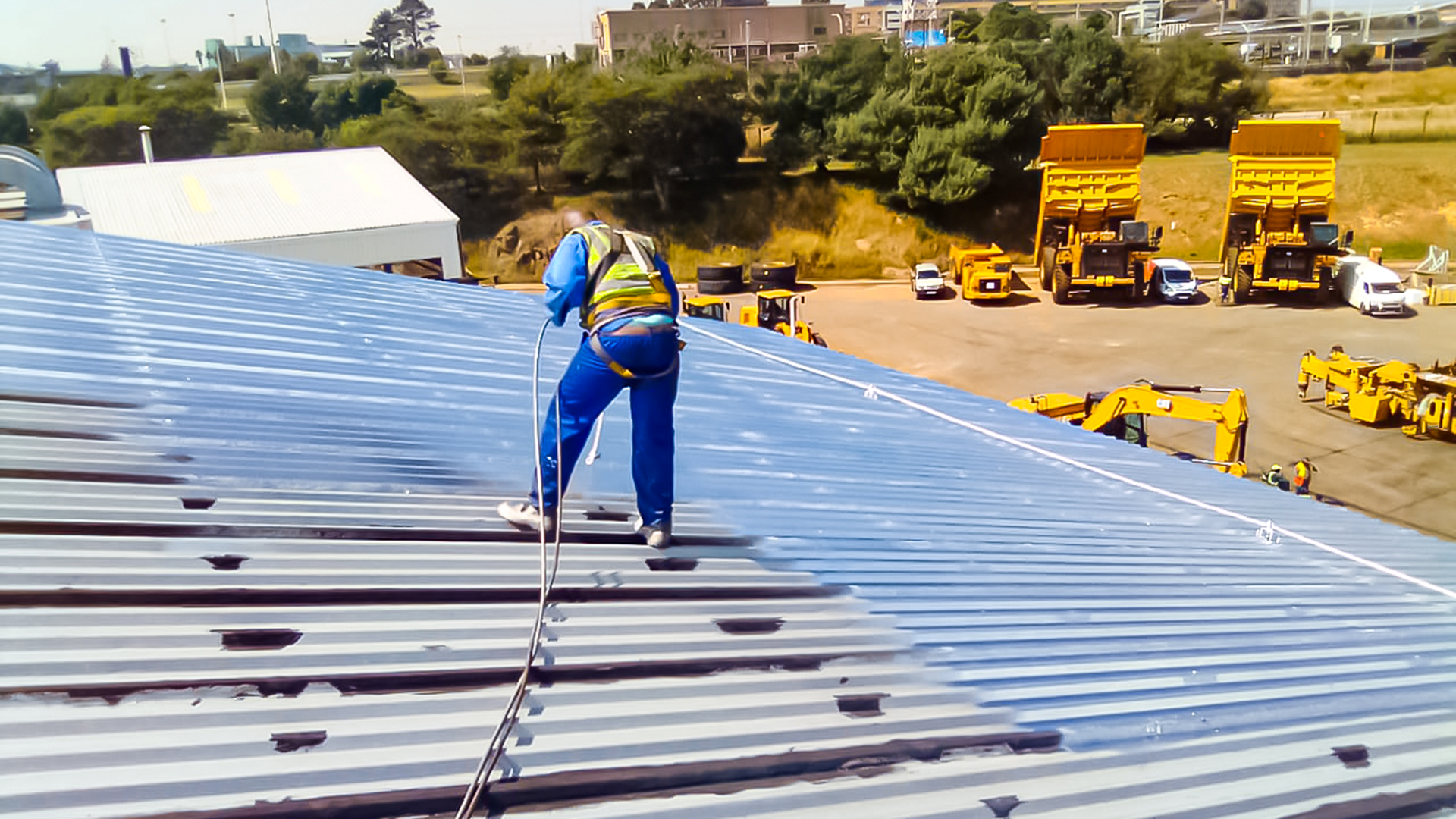 Even premium roof coating finish applied by Sicon painting contractors
